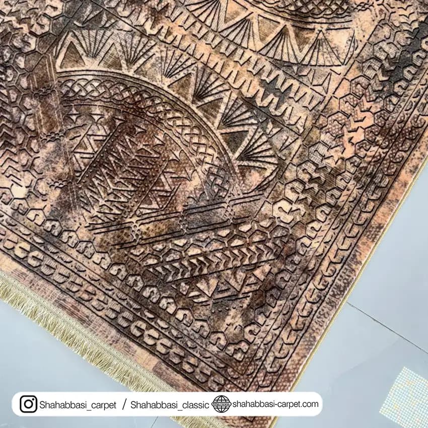 فرش مدرن کد 600388 نسکافه ای — تصویر ۷