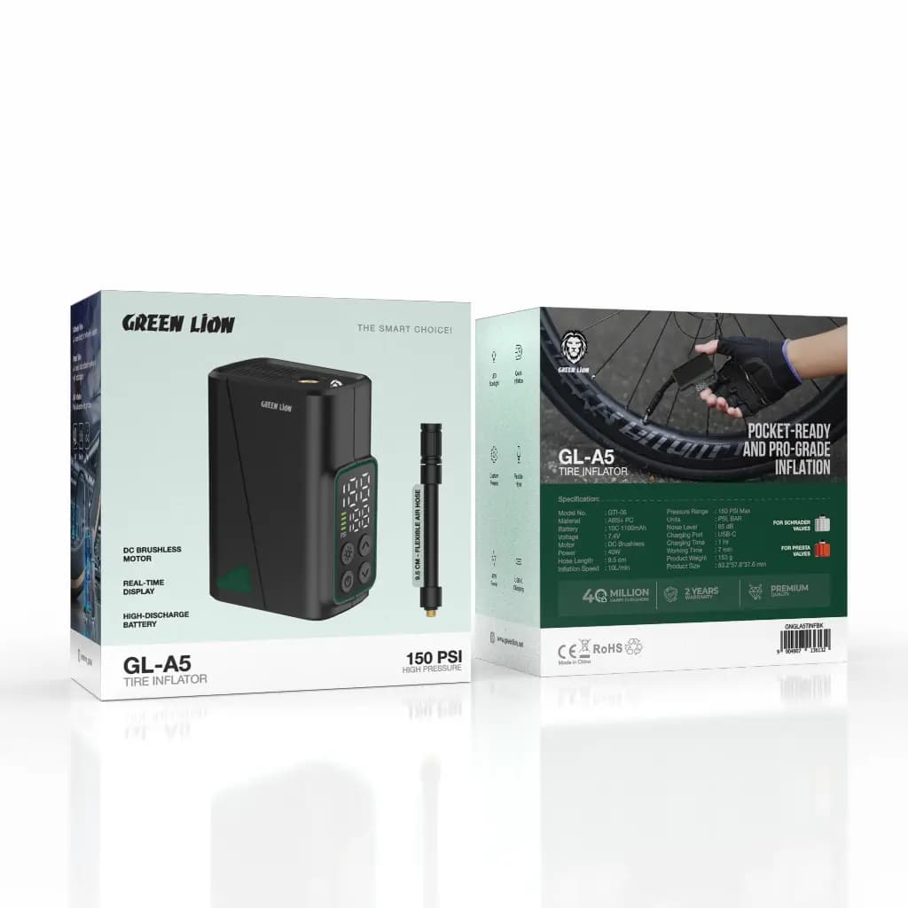 کمپرسور باد گرین لاین Green Lion GL-A5 Tire Inflato GNGLA5TINF — تصویر ۲