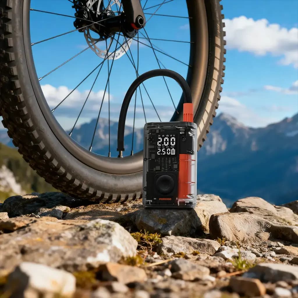 کمپرسور باد پرودو Porodo Vyrox Car Tire Inflator PDGA05 — تصویر ۳