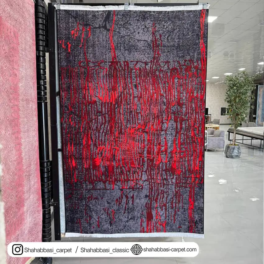فرش مدرن کد 600384 طوسی — تصویر ۲