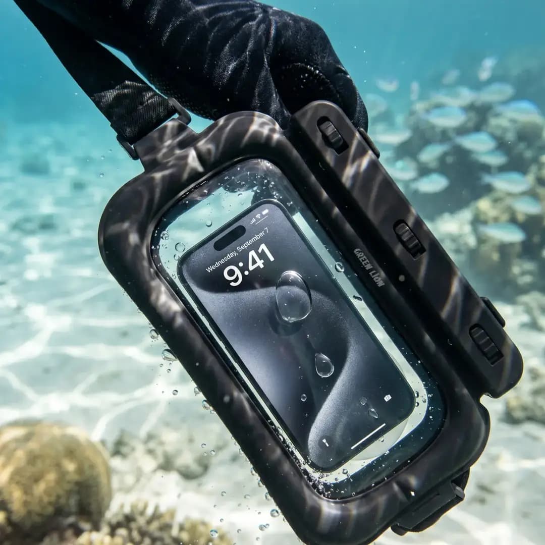 کیف ضد آب موبایل گرین لاین Green Lion Ocean Shield Waterproof Waist Bag GNWTRPRFB — تصویر ۴