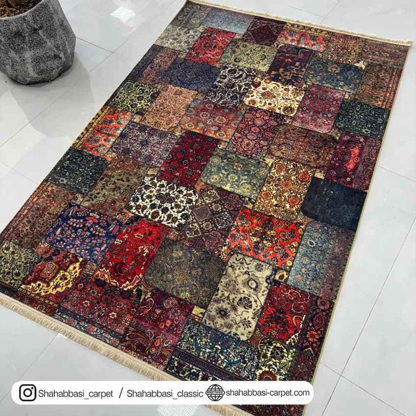 فرش چهل تکه کد 700402 — تصویر ۲