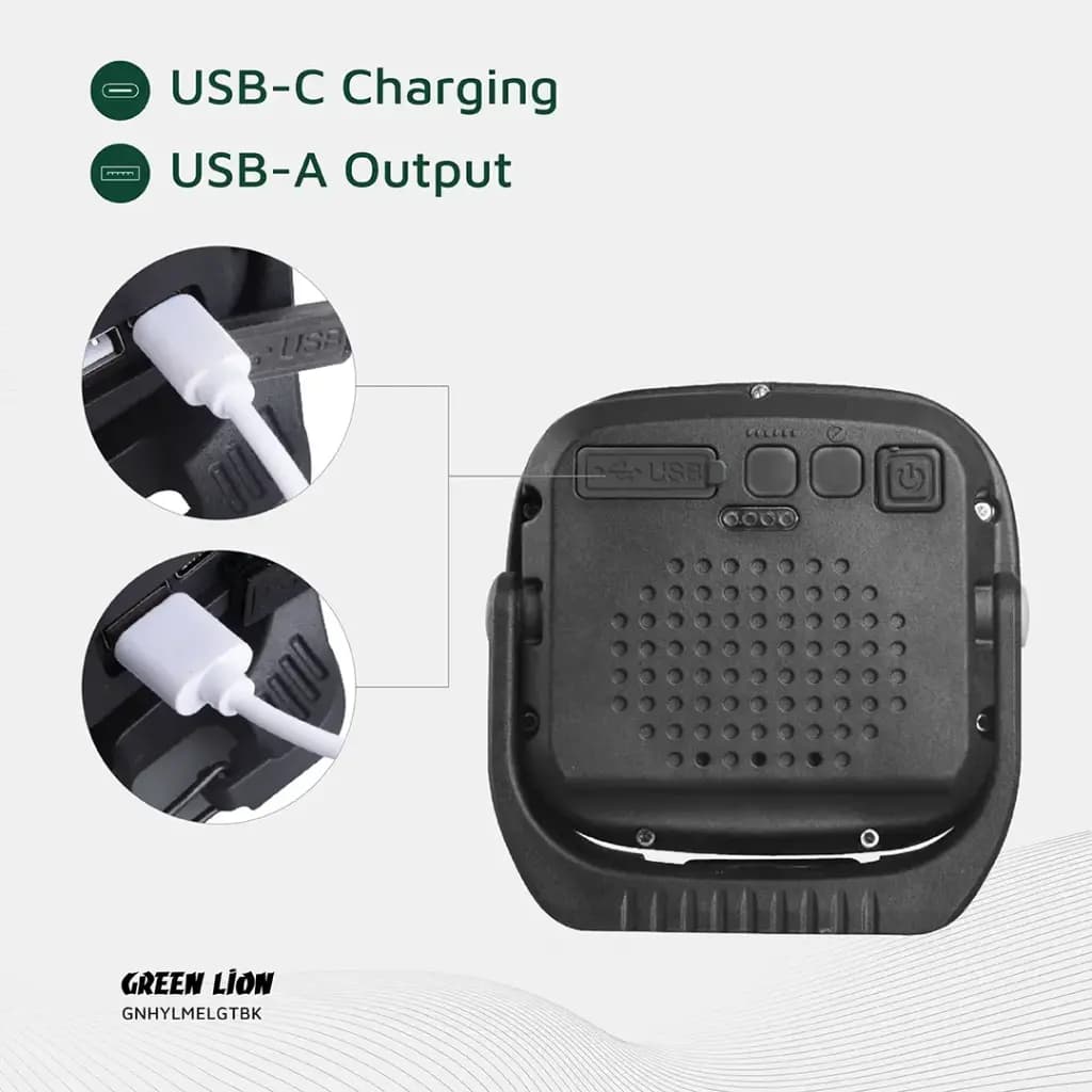 چراغ کمپینگ 1000 لومن گرین لاین Green Lion Hyper Lume Working Light 1000lm GNHYLMELGT — تصویر ۶