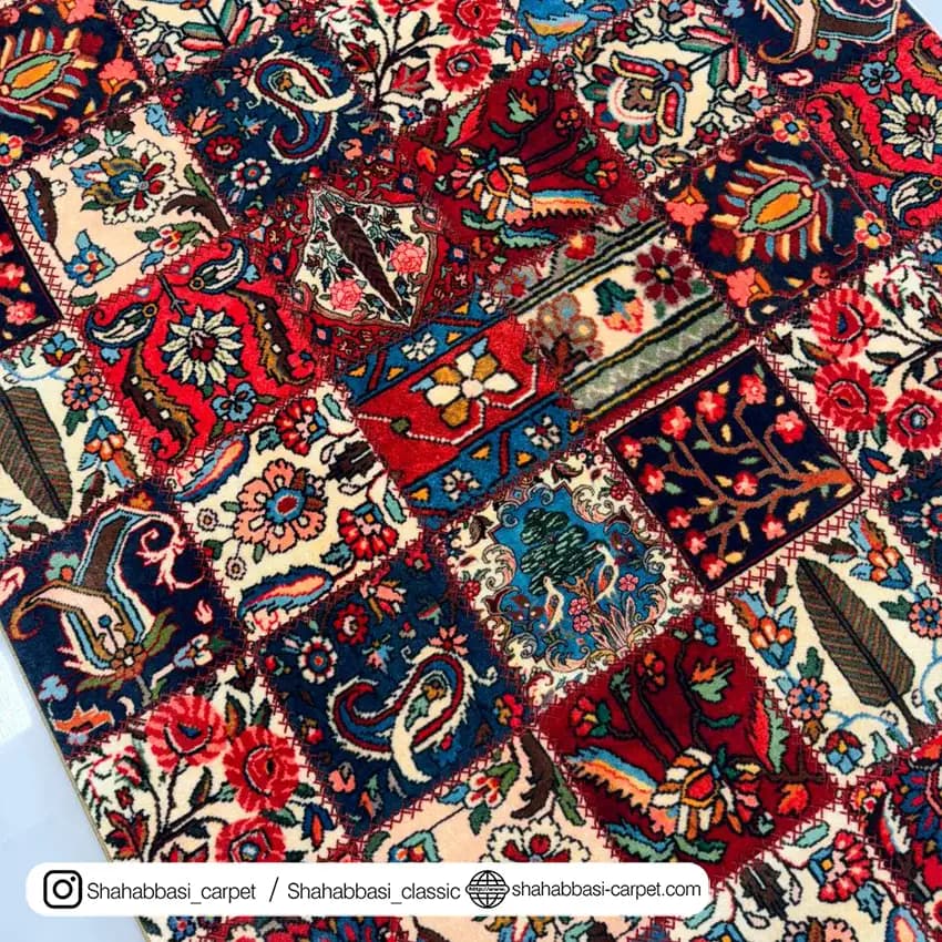 فرش چهل تکه کد 700411 تمام رنگ — تصویر ۴