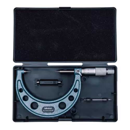 میکرومتر فک سوزنی ساده میتوتویو 75-50 میلیمتر مدل 167-112 — تصویر ۴