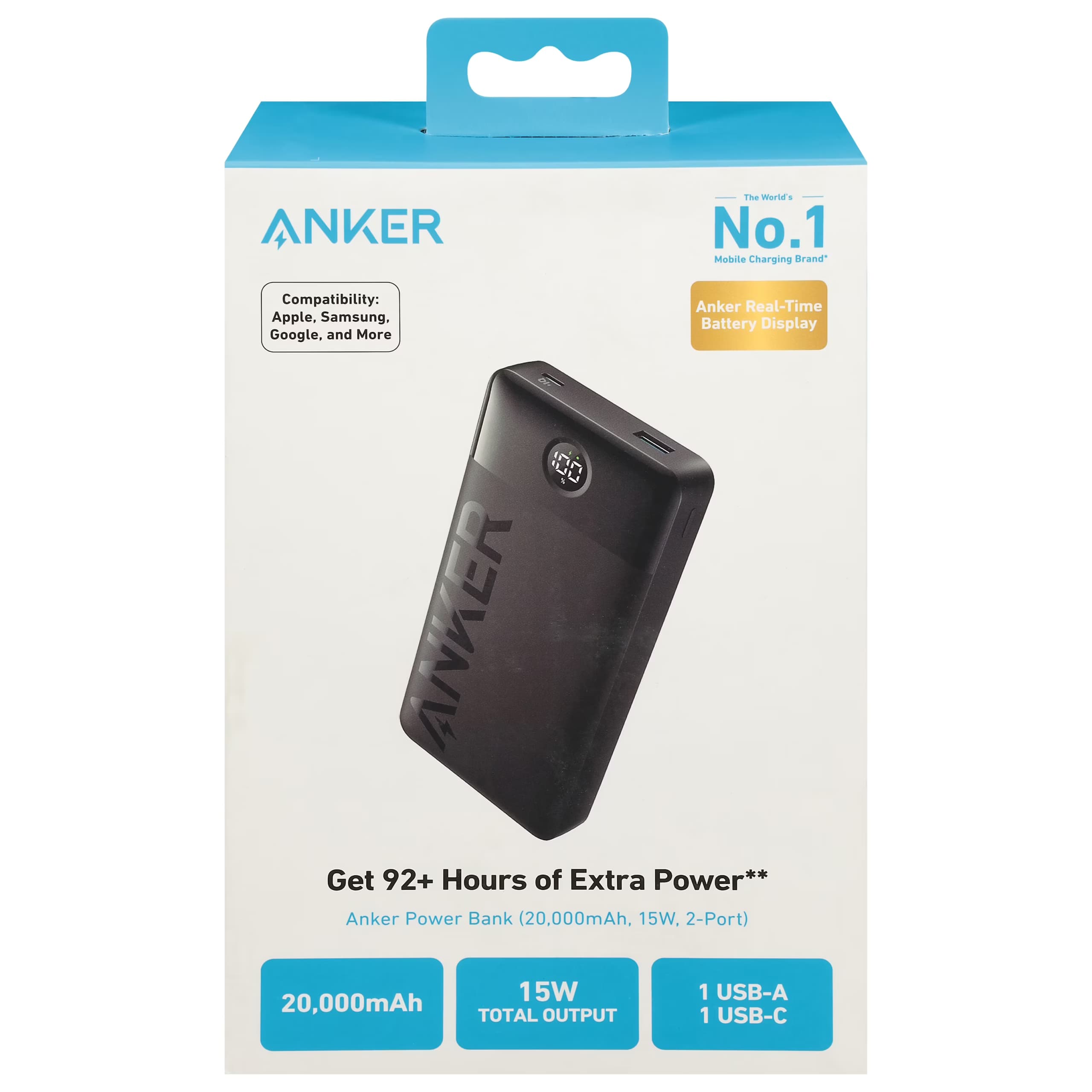 پاور بانک 15W انکر Anker Power Bank 20,000mAh 2-Port A1367 — تصویر ۸