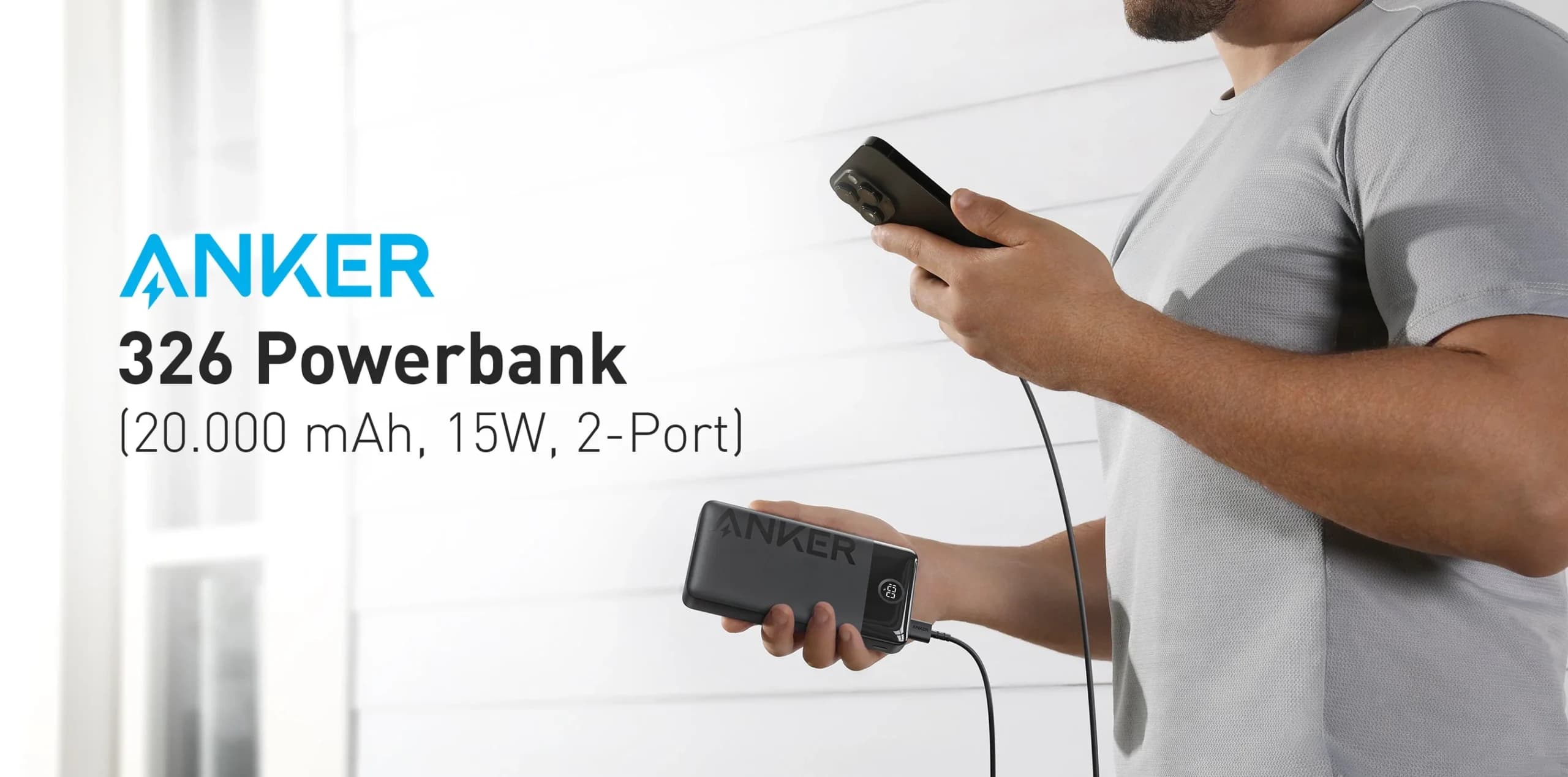 پاور بانک 15W انکر Anker Power Bank 20,000mAh 2-Port A1367 — تصویر ۷