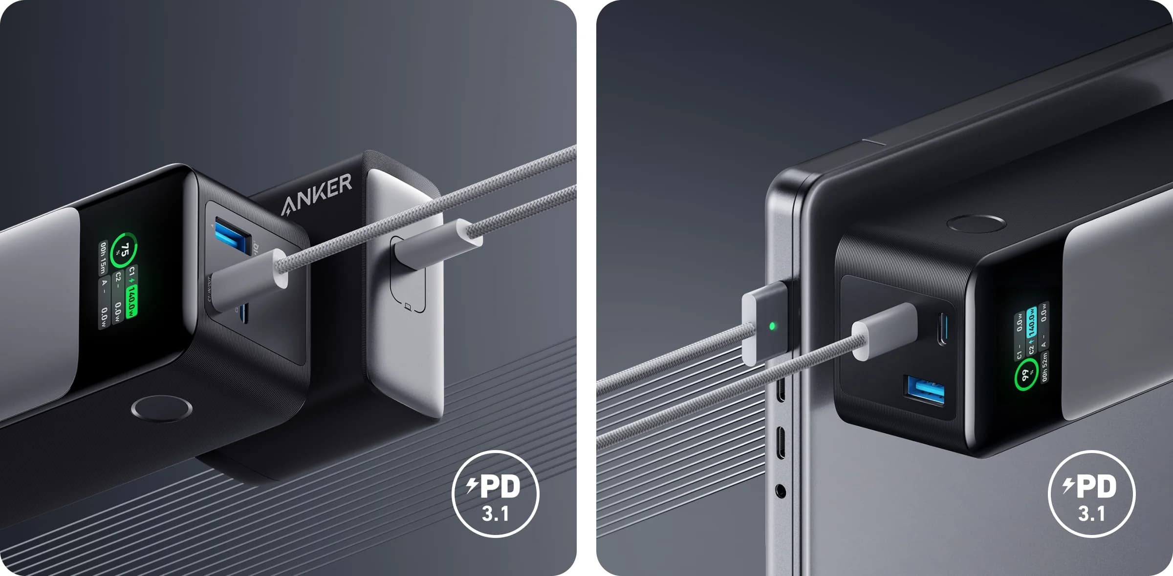 پاوربانک 140W انکر Anker 737 Power Bank 24000 mAh PowerCore A1289 — تصویر ۸