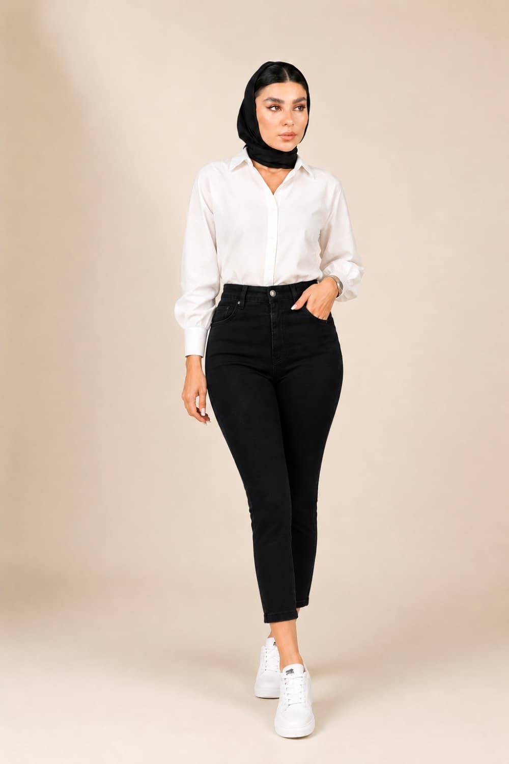 شلوار اسکینی مشکی — تصویر ۶