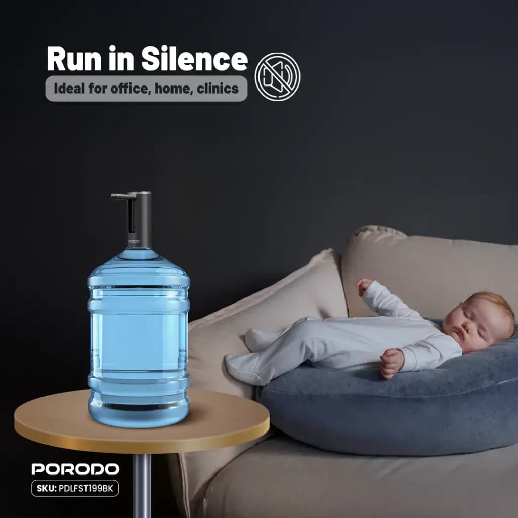 پمپ آب بطری پرودو Porodo Foldable Electric Water Pump PDLFST199 — تصویر ۵