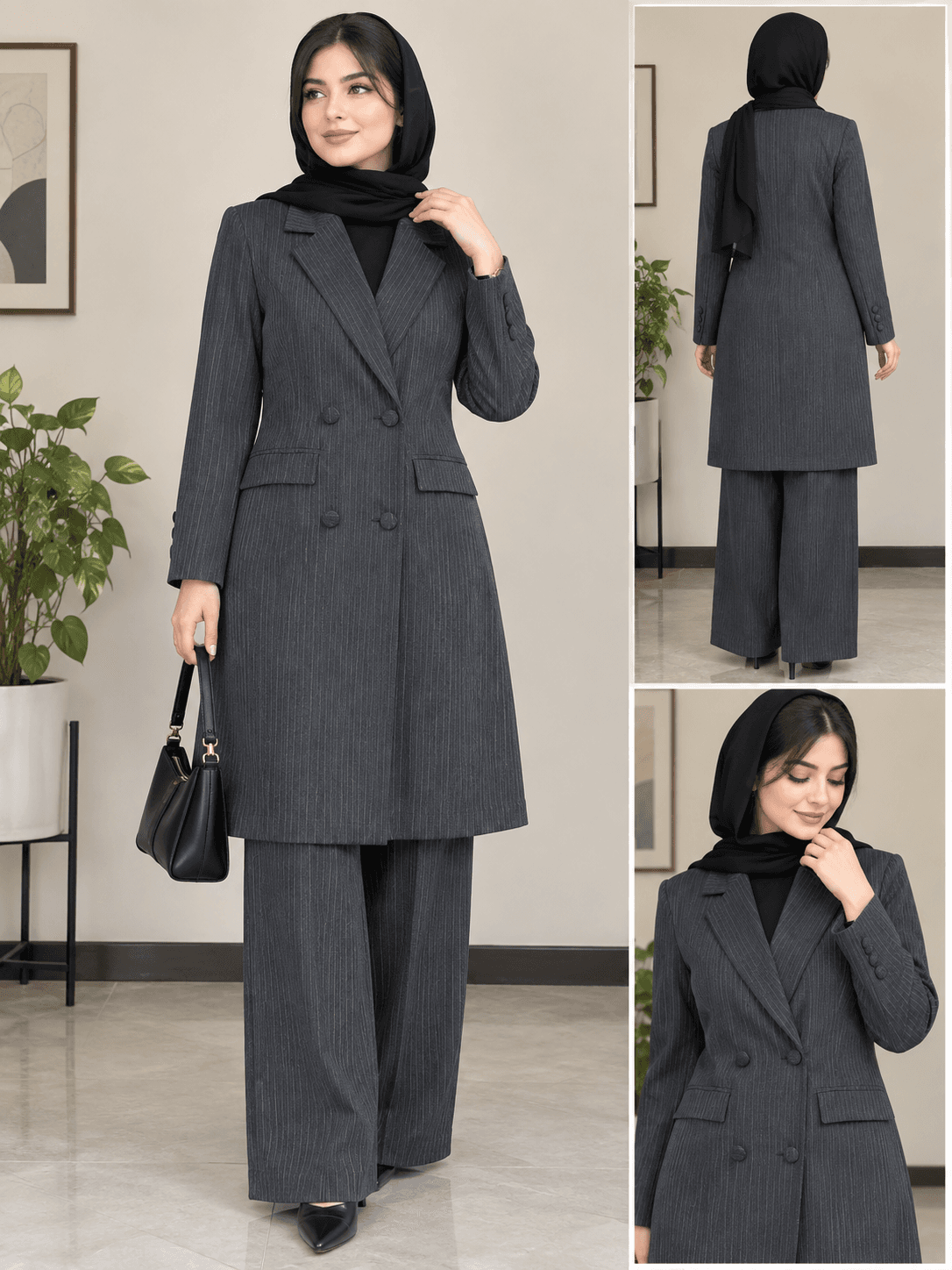 ست مانتو وشلوار اداری زنانه