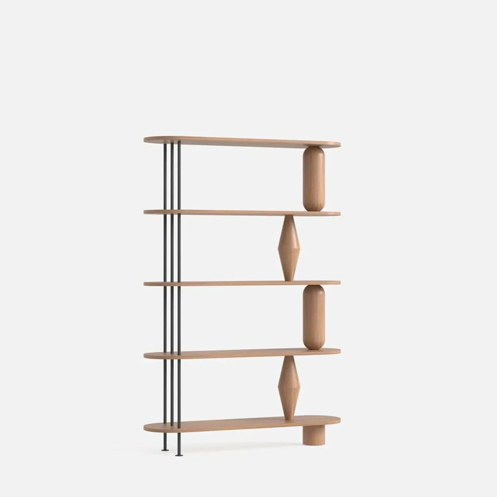 شلف چوبی ایستاده مدرن کد 002 — تصویر ۲