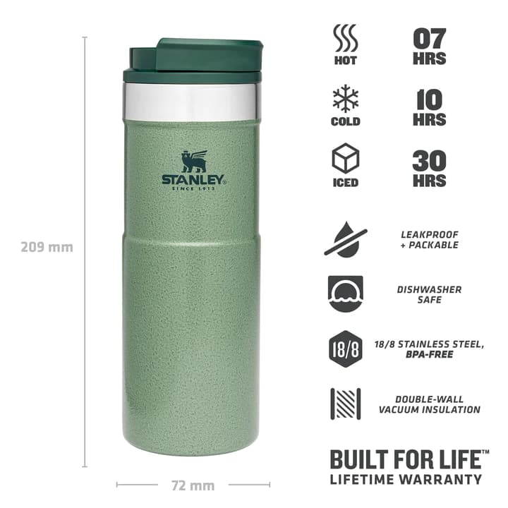 تراول ماگ 470 میلی لیتر استنلی (درب چرخشی) Stanley CLASSIC NEVERLEAK — تصویر ۳