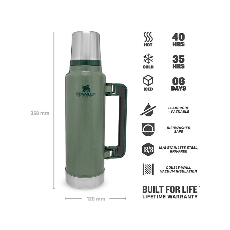 فلاسک ۱.۴ لیتری استنلی کلاسیک Stanley Classic Legendary Bottle 1.4 L — تصویر ۴