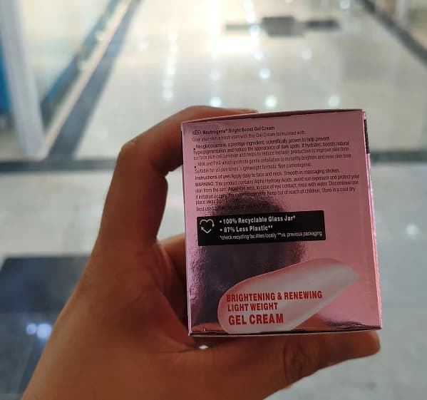 ژل کرم روشن کننده و آبرسان برایت بوست bright boost حجم ۵۰ میل — تصویر ۶