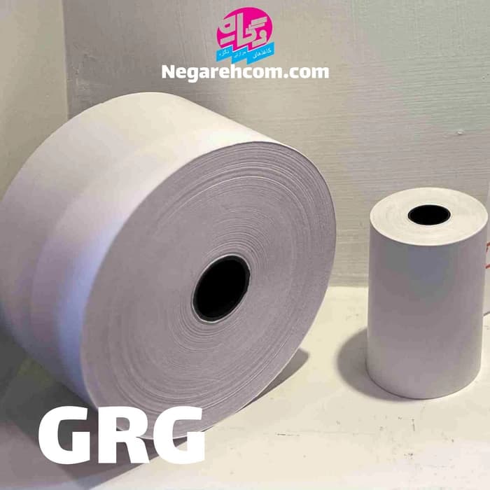 رول ژورنال حرارتی دستگاه خودپرداز GRG چاپ آبی — تصویر ۲