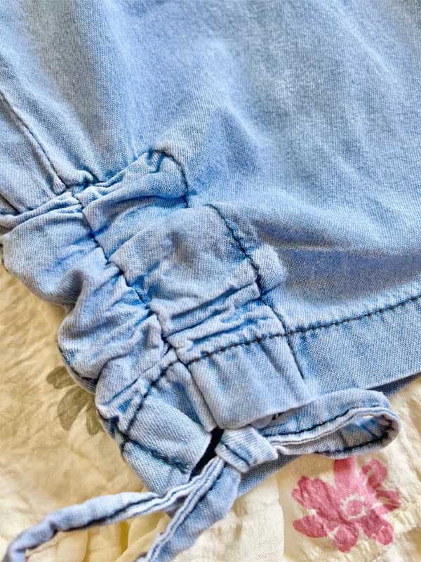 بلوز شورت دخترانه گلدار — تصویر ۱۲
