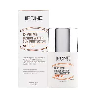 ضدآفتاب فیوژن واتر حاوی ویتامین سی SPF50 پرایم — تصویر ۲