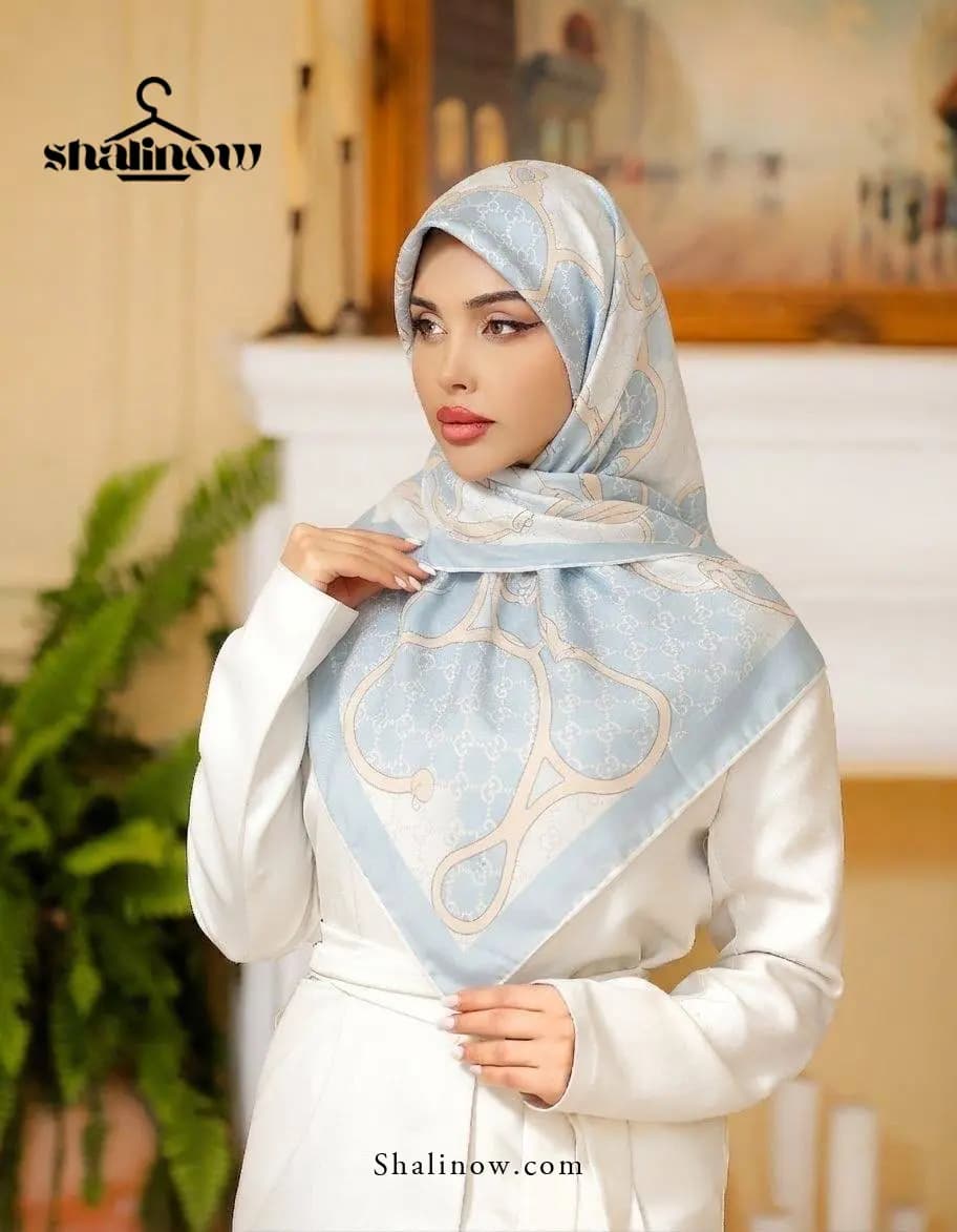 روسری حریر زنجیری گوچی