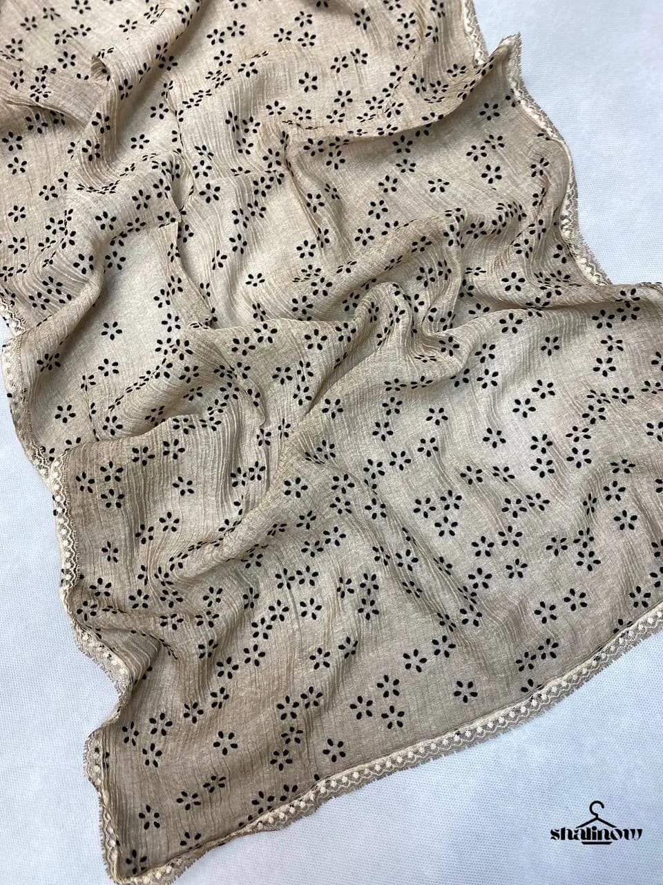 شال حریر مخمل کوب وارداتی — تصویر ۱۰