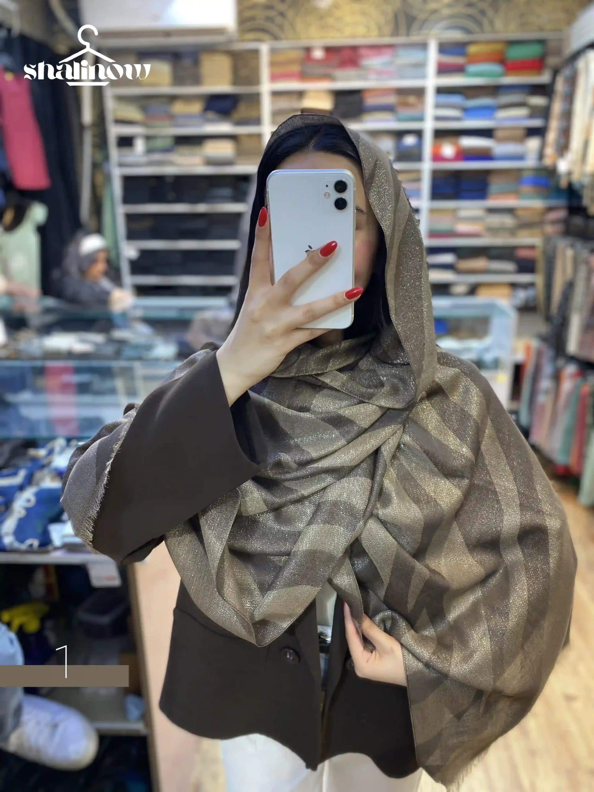 شال ژاکارد کشمیر — تصویر ۸