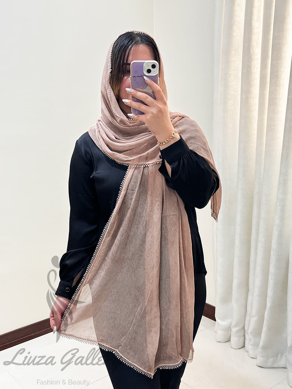 شال حریر کبریتی — تصویر ۶