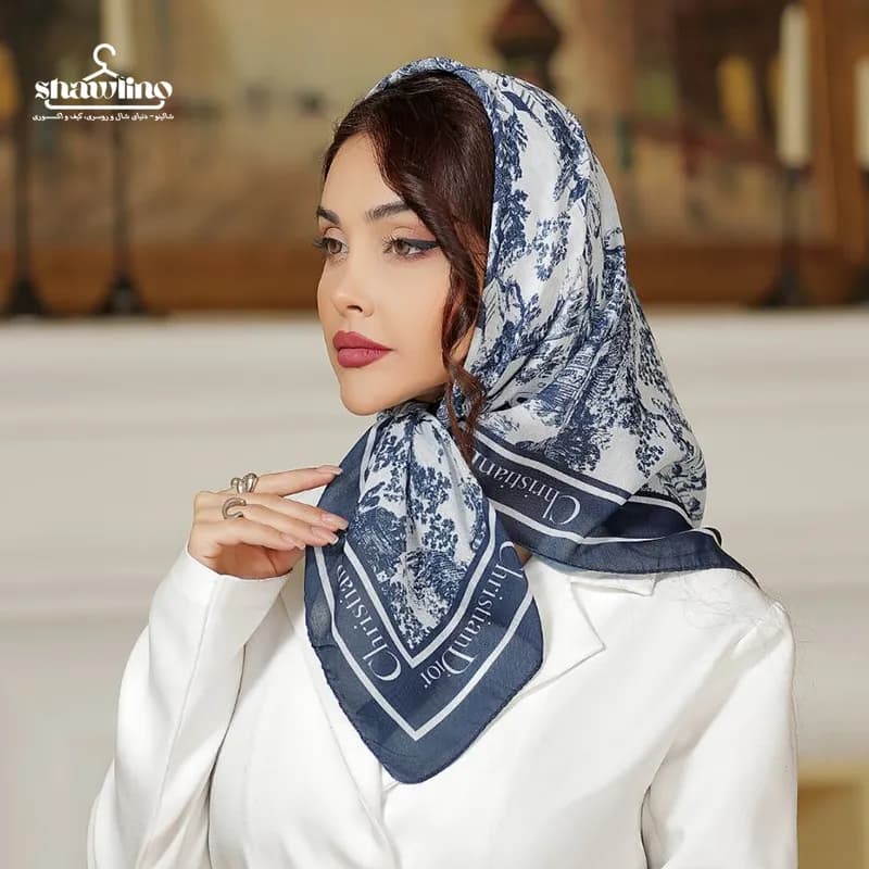 مینی اسکارف نخ پنبه — تصویر ۳