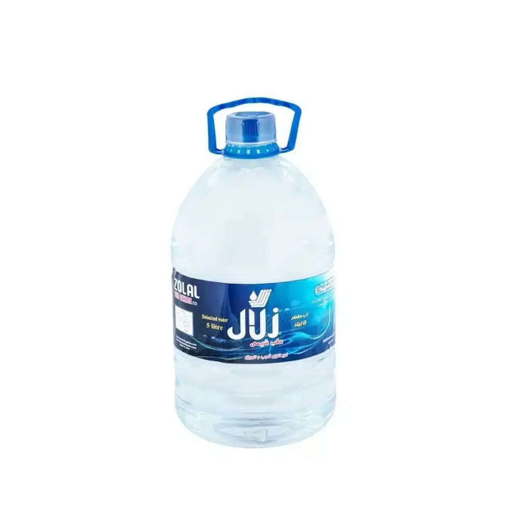آب مقطر 5 لیتری زلال — تصویر ۲