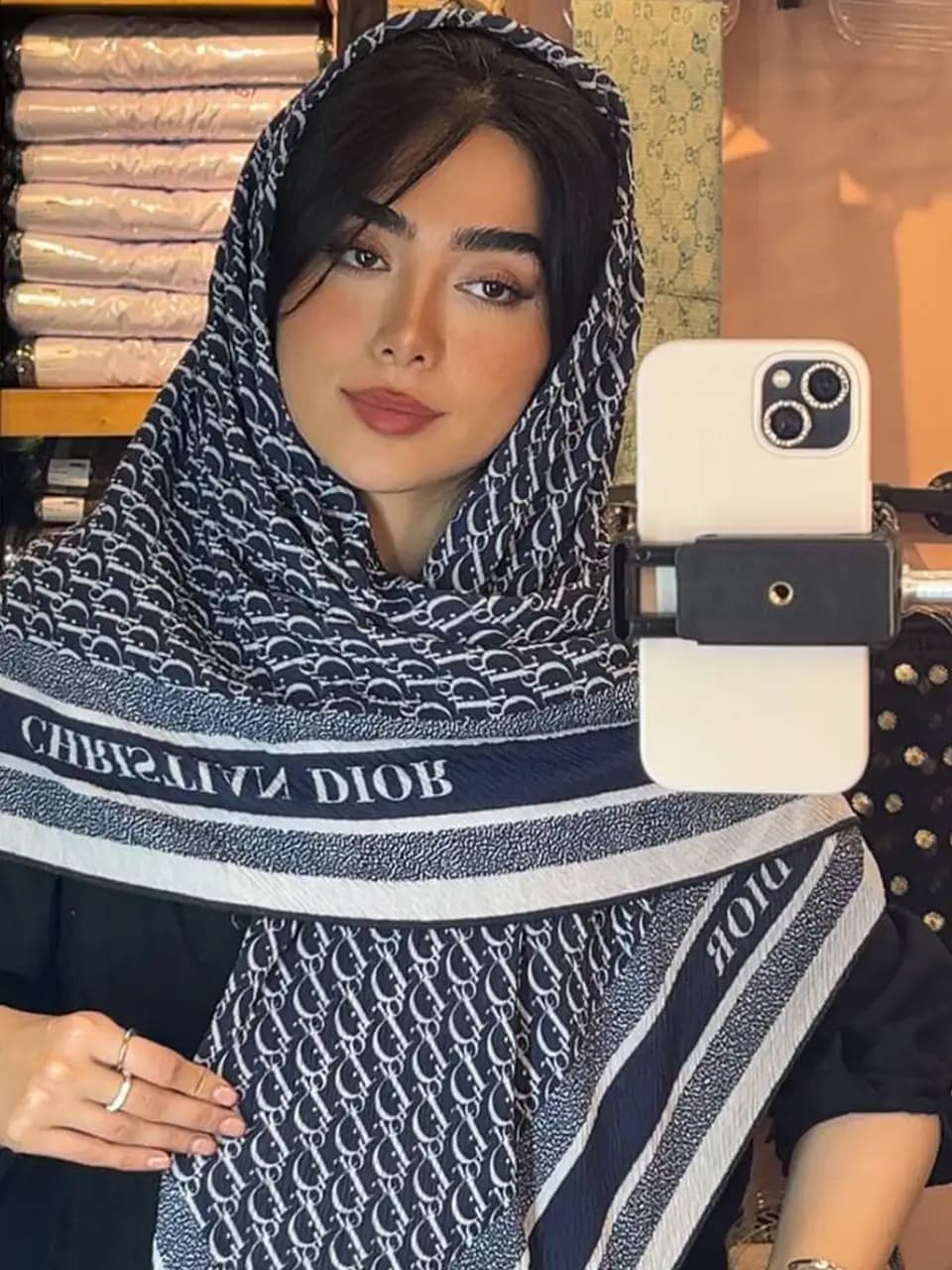 روسری پلیسه پاییزه — تصویر ۶