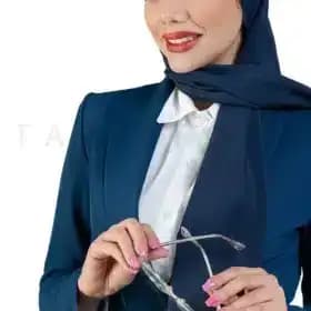 مانتو شلوار کتی اداری | مدل 2067 — تصویر ۲