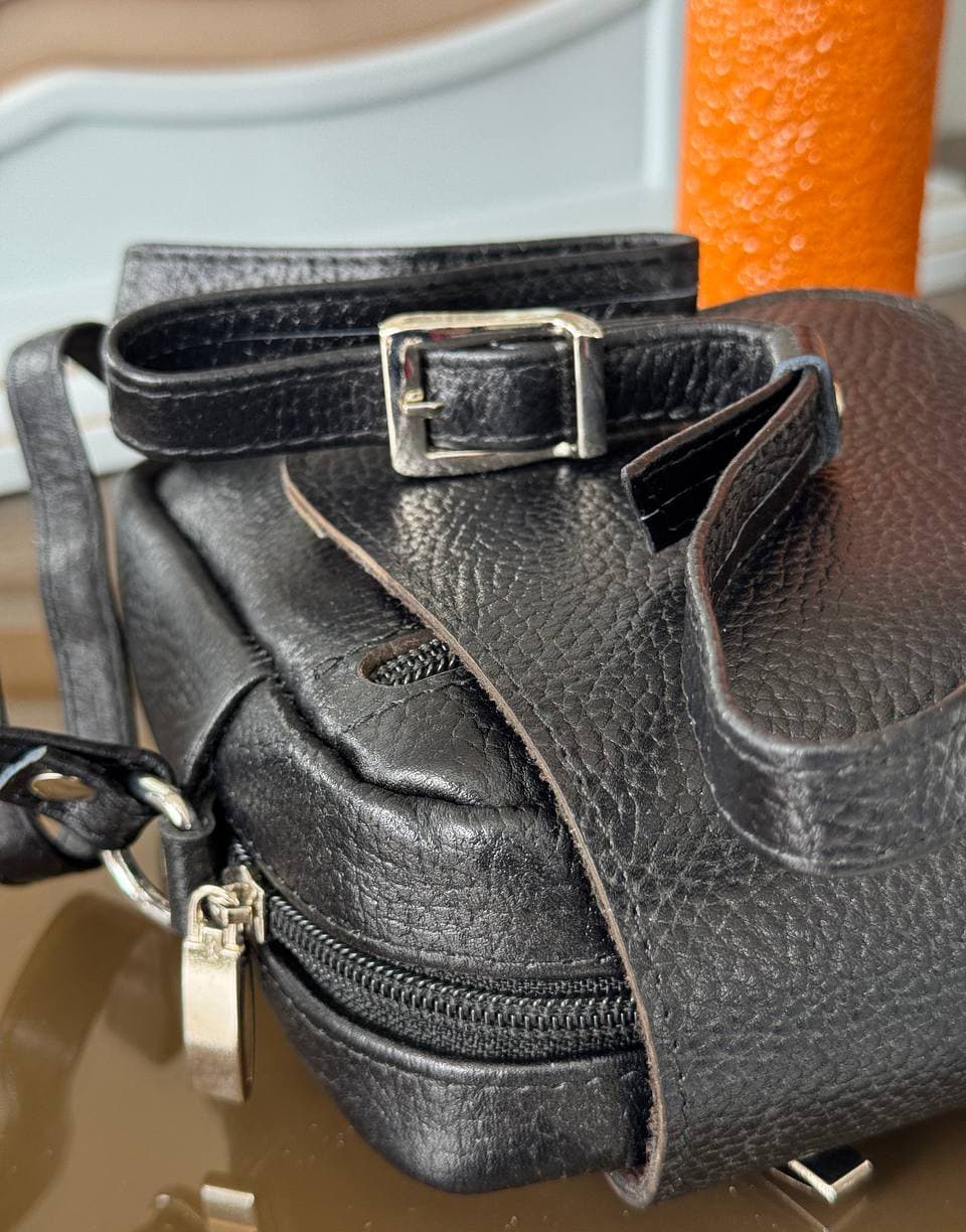 کیف چرم طبیعی مدل پرهام — تصویر ۵