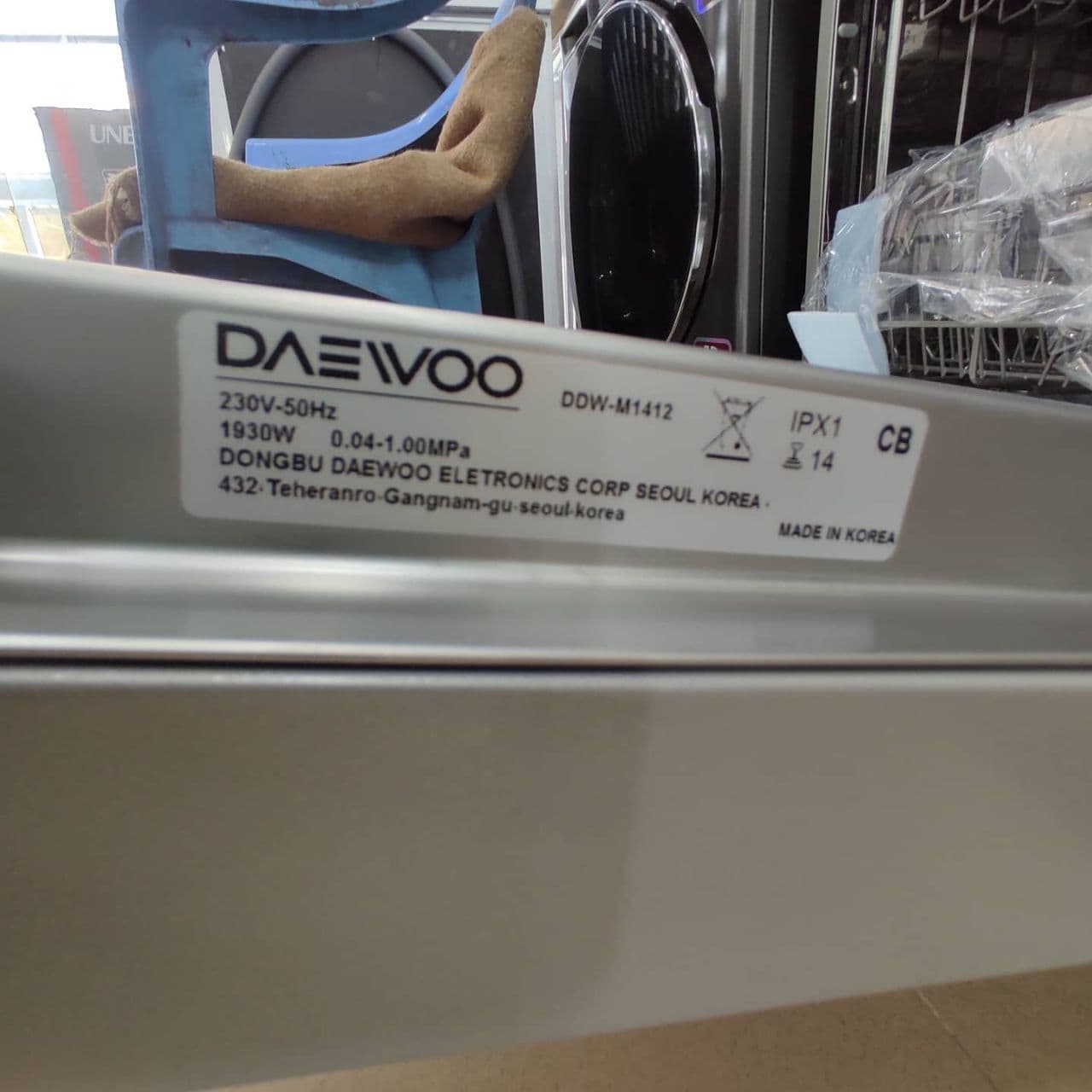 ماشین ظرفشویی دوو ‎DDW-M1412 — تصویر ۳