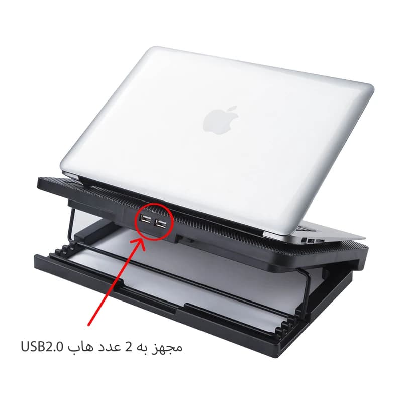پایه خنک کننده لپ تاپ لوتوس مدل BLUE LIGHT GF212 — تصویر ۴