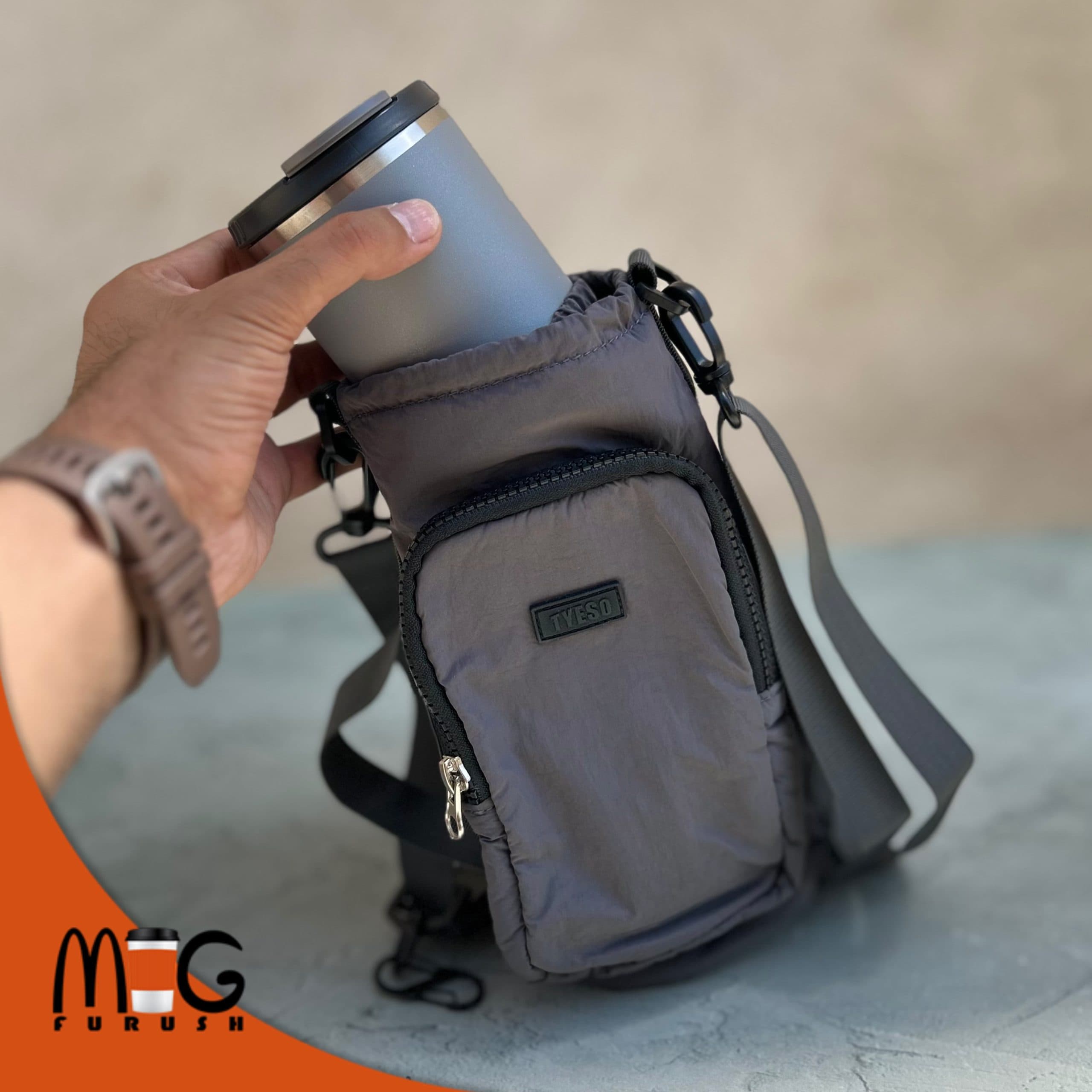 کیف تراول ماگ برند تایسو tyeso متوسط — تصویر ۷
