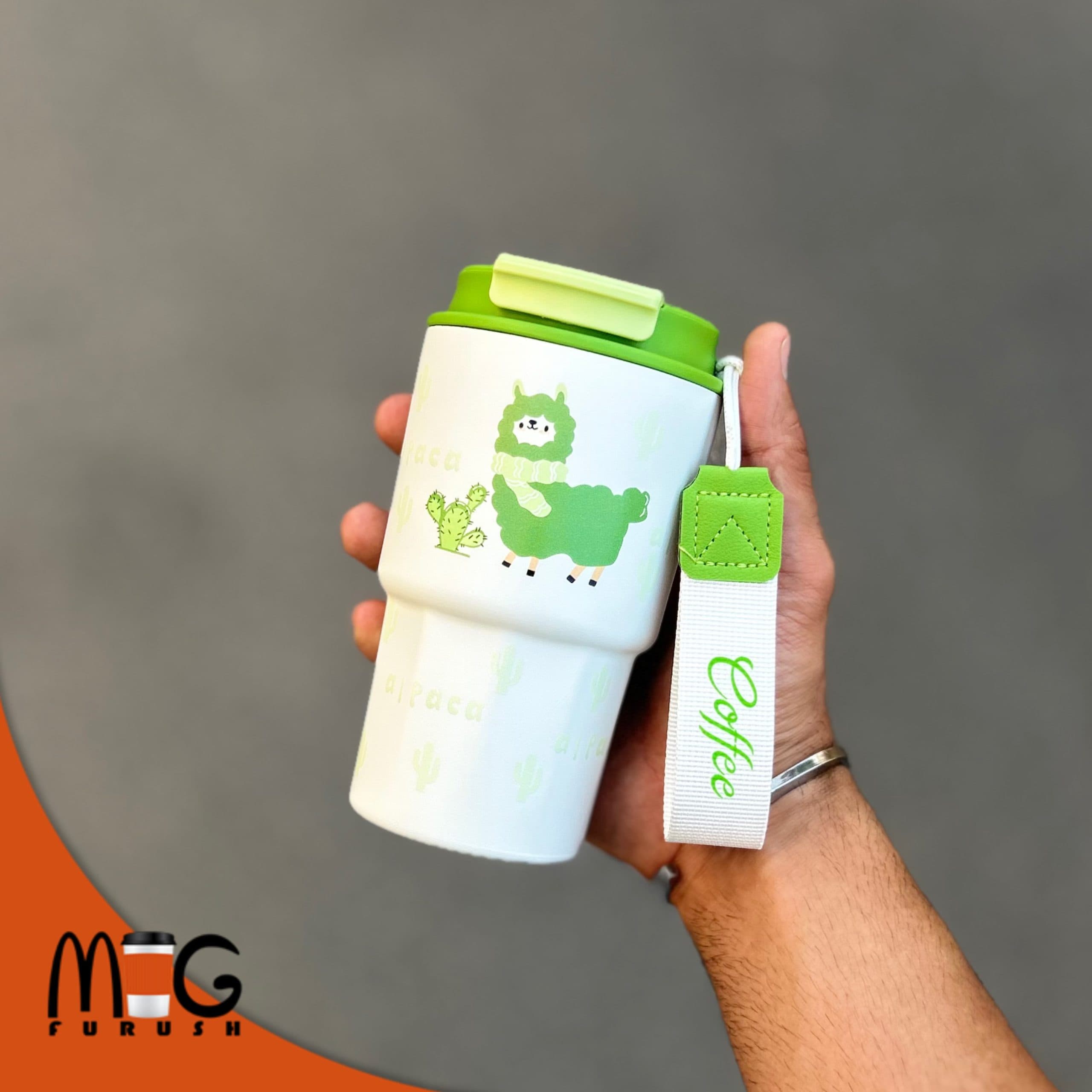 تراول ماگ بنددار کافی coffee طرح حیوانات