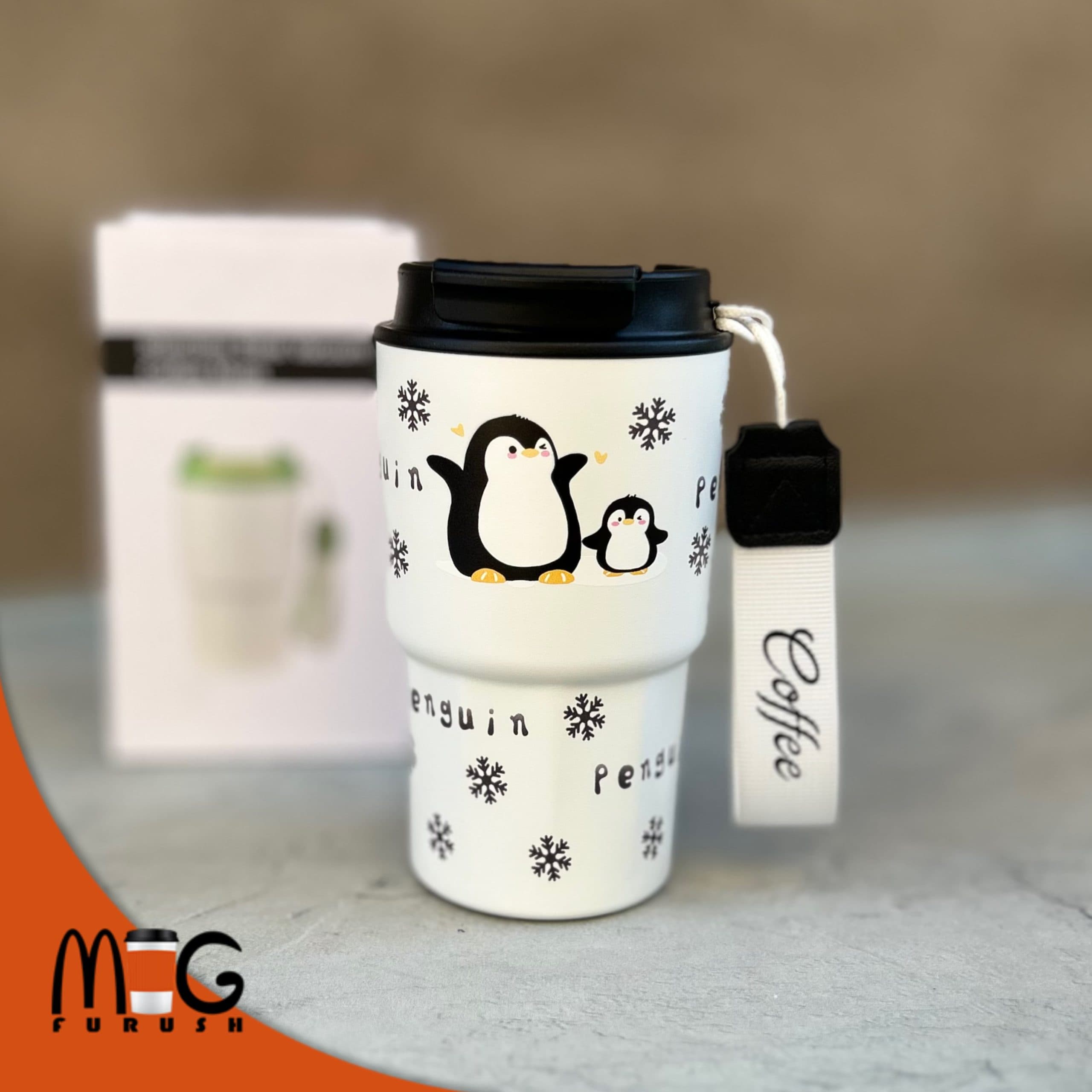 تراول ماگ بنددار کافی coffee طرح حیوانات — تصویر ۷