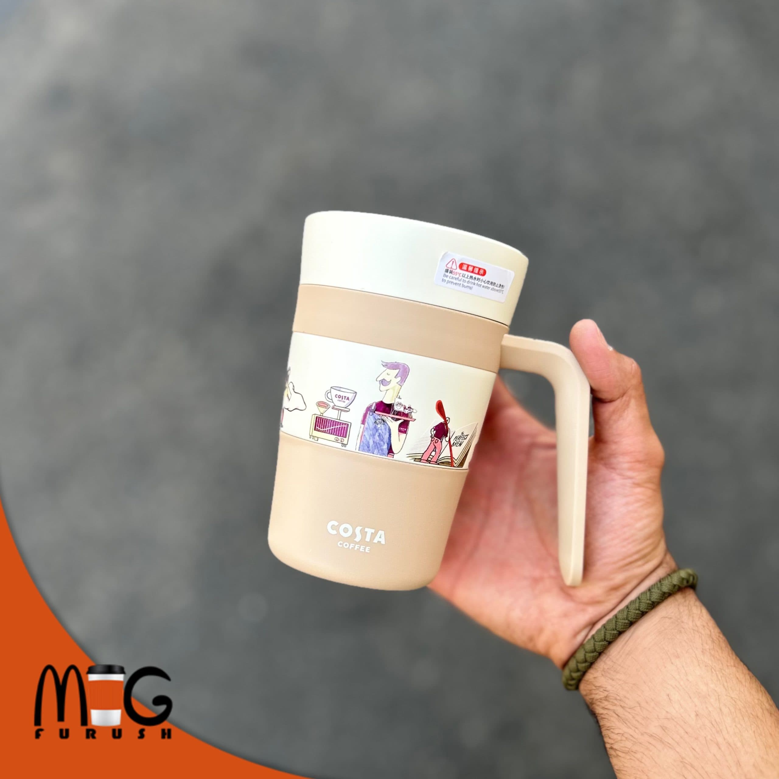تراول ماگ دسته دار باریستا برند کاستا کافی costa coffee — تصویر ۹