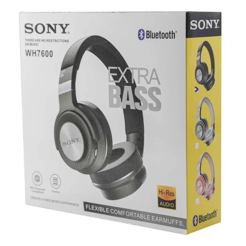 هدفون بی سیم طرح سونی مدل WH7600 رنگ آبی — تصویر ۶