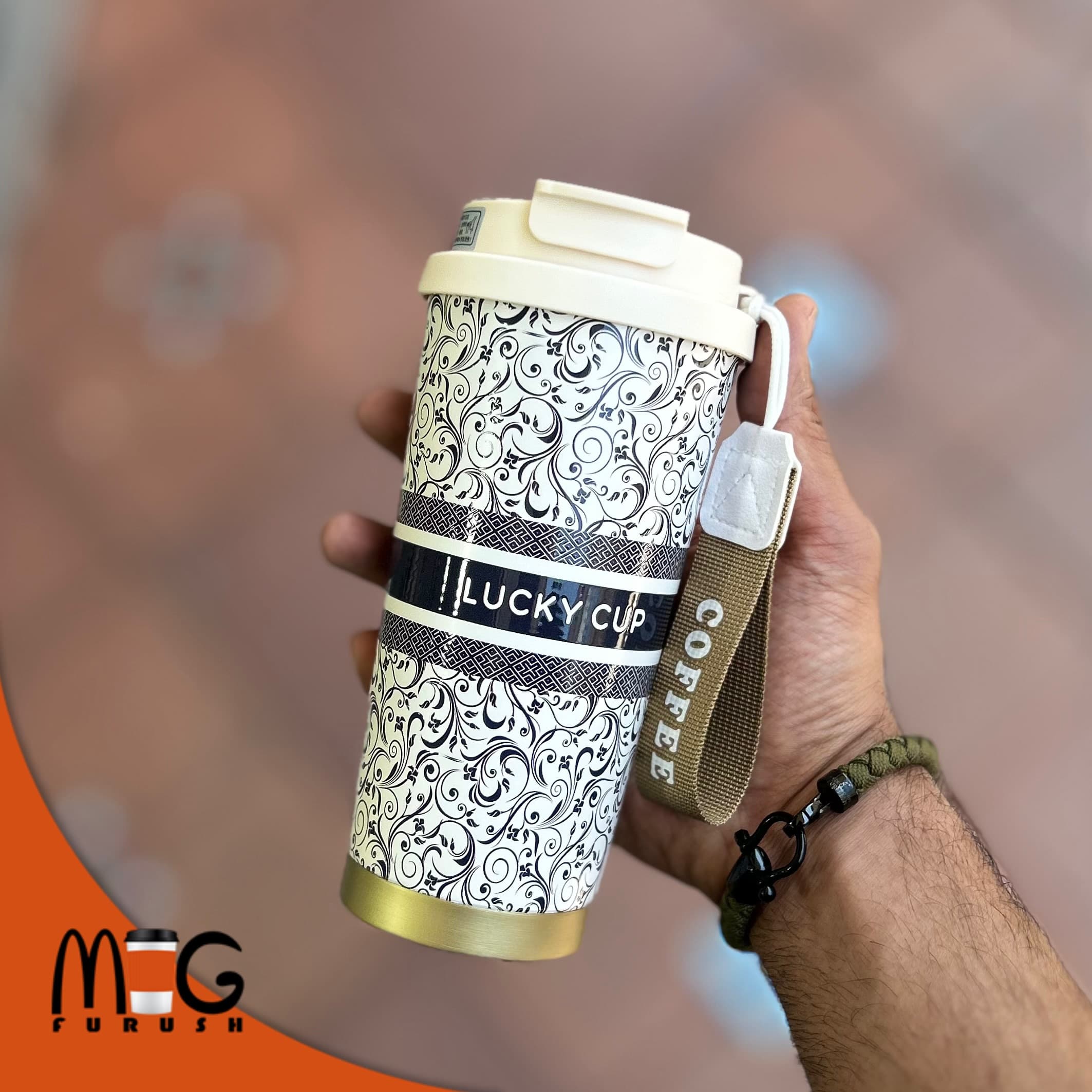تراول ماگ دو حالته ۵۵۰ میل شکوفه coffee — تصویر ۱۰