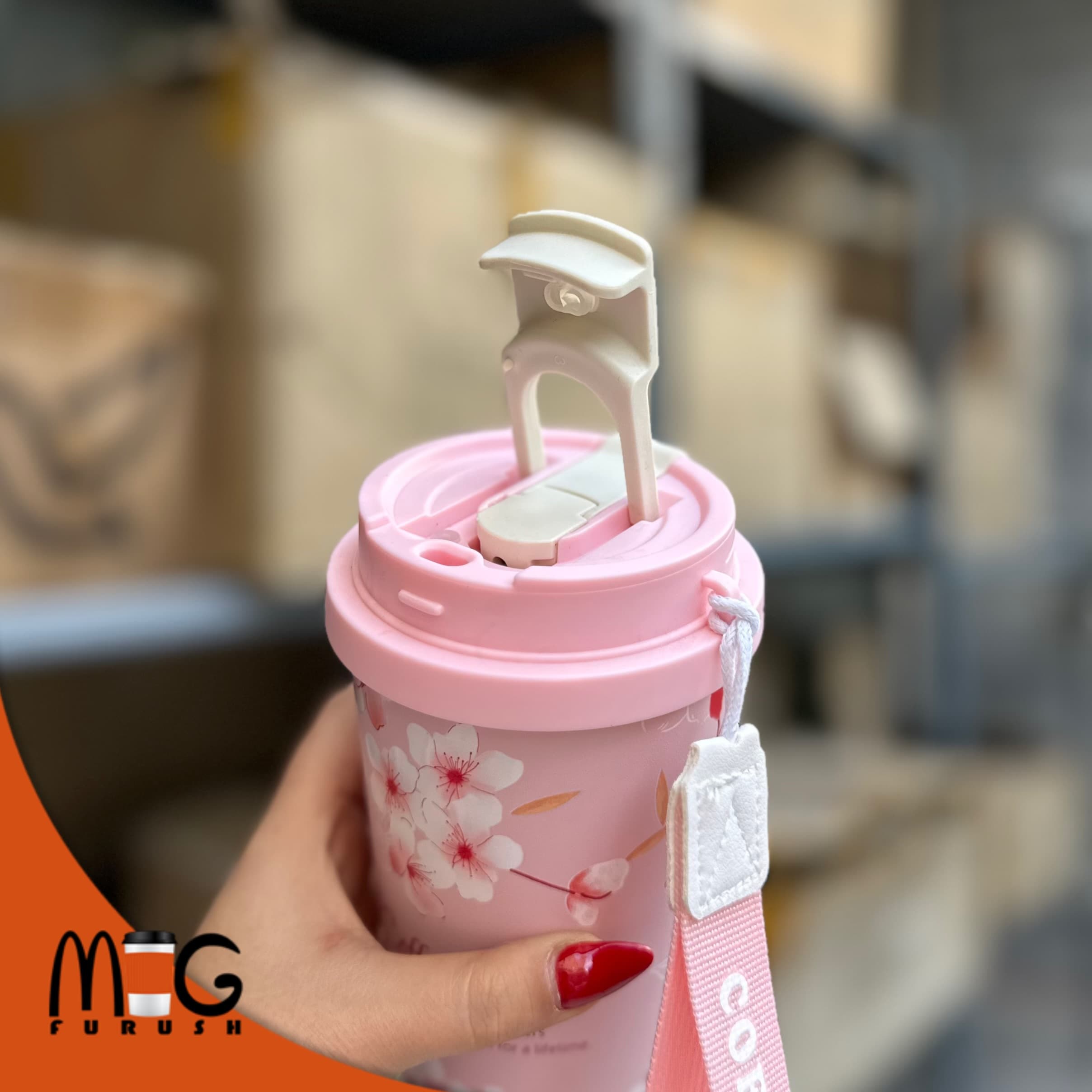 تراول ماگ دو حالته ۵۵۰ میل شکوفه coffee — تصویر ۷