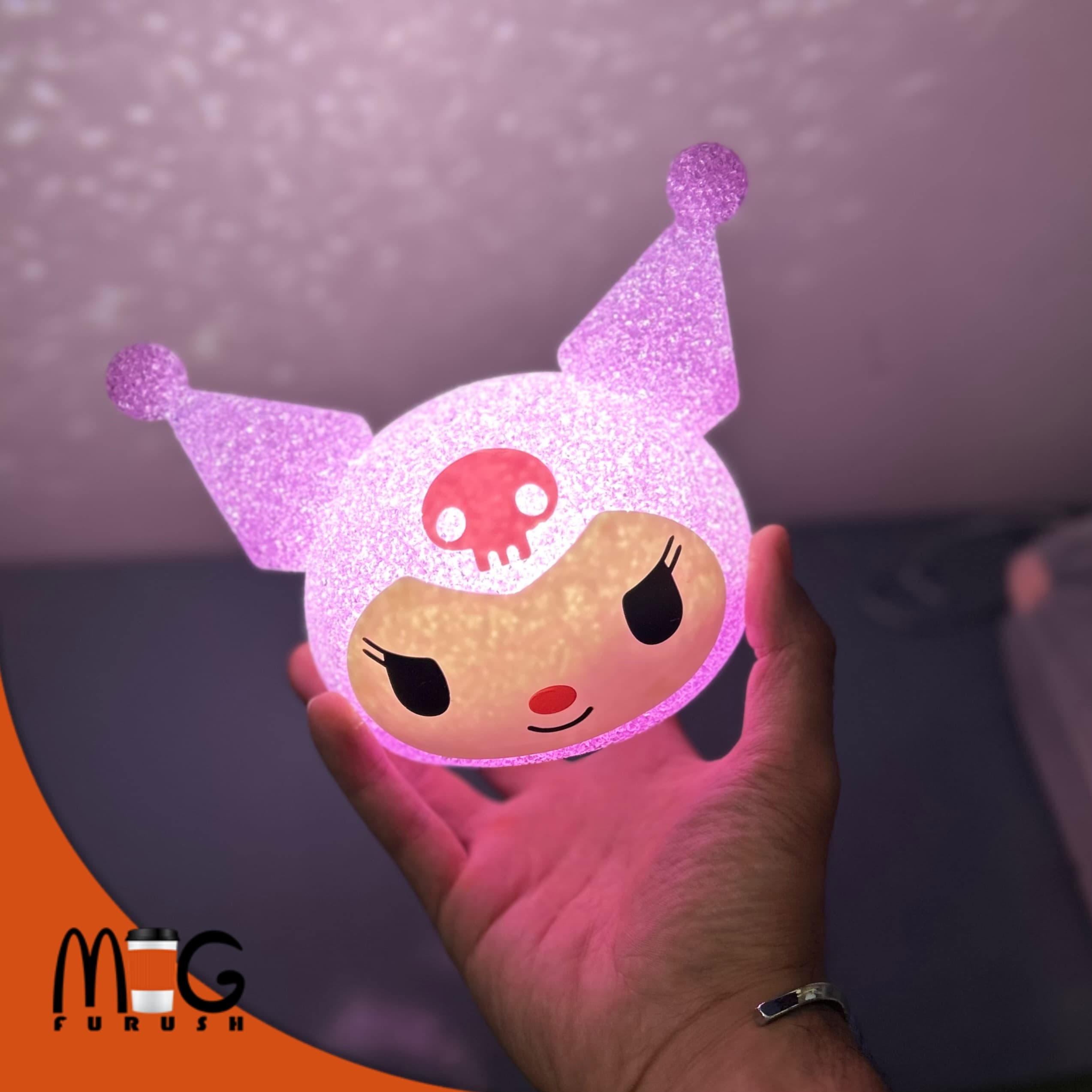 چراغ خواب شارژی کرومی — تصویر ۲