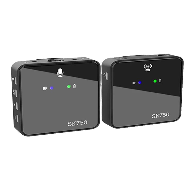 میکروفن بی سیم مدل SK750 wireless microphone بسته 2 عددی — تصویر ۱۲