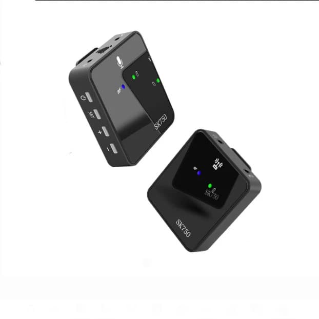 میکروفن بی سیم مدل SK750 wireless microphone بسته 2 عددی — تصویر ۹