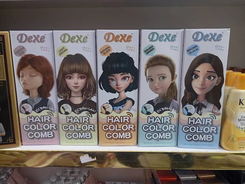 فوم رنگ مو دکسی مدل Comb در 5 رنگ مختلف حجم 200 میلی لیتر — تصویر ۴