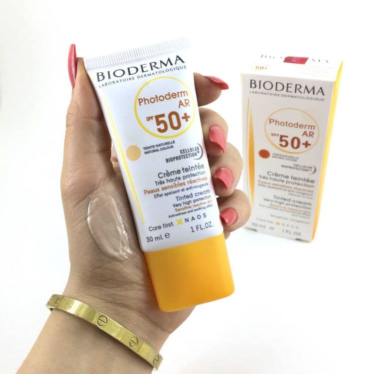 ضدآفتاب بیودرما spf50 رنگی AR اصل (عمده) — تصویر ۲