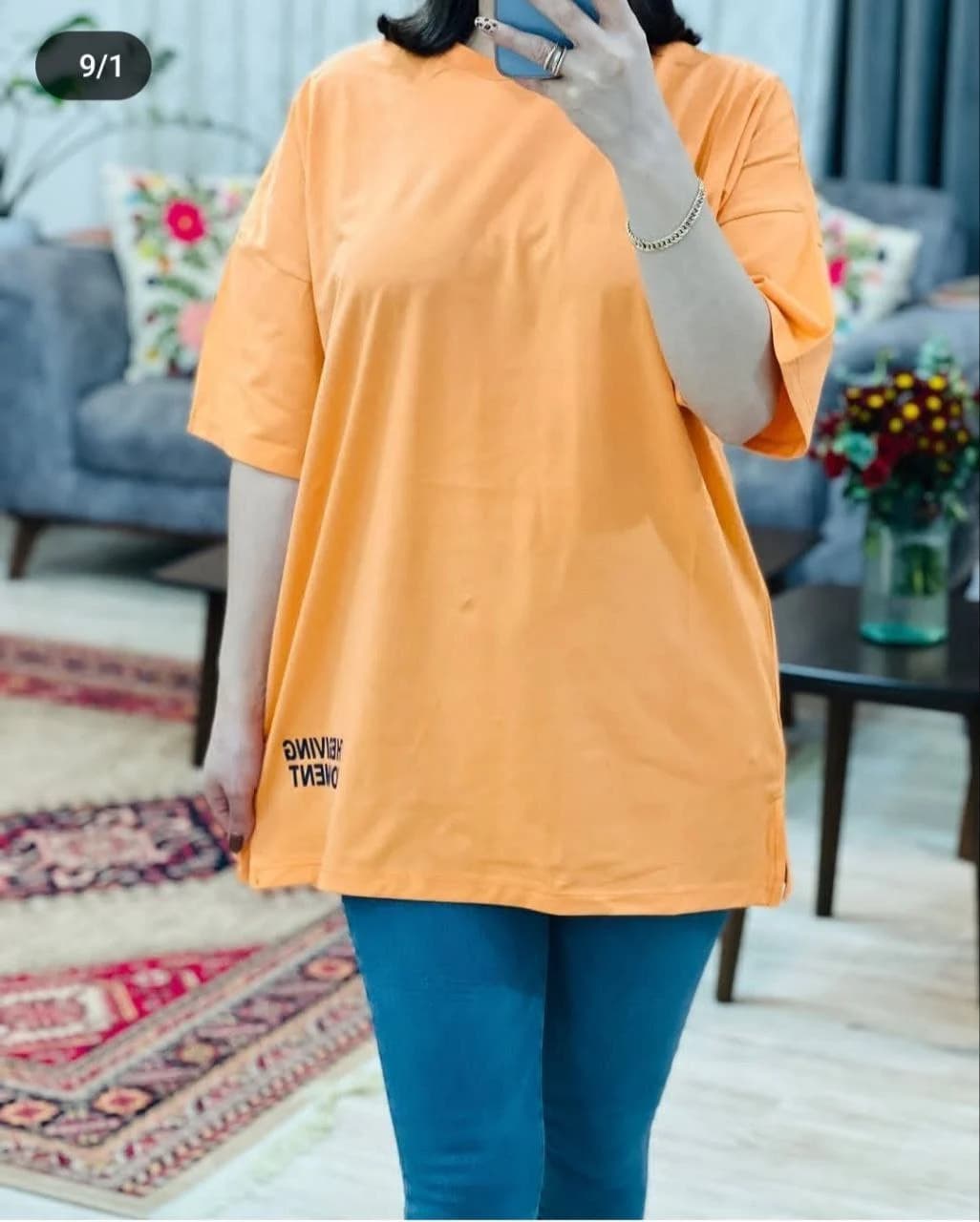 تیشرت لش زنانه طرح The Giving Movement عمده — تصویر ۷