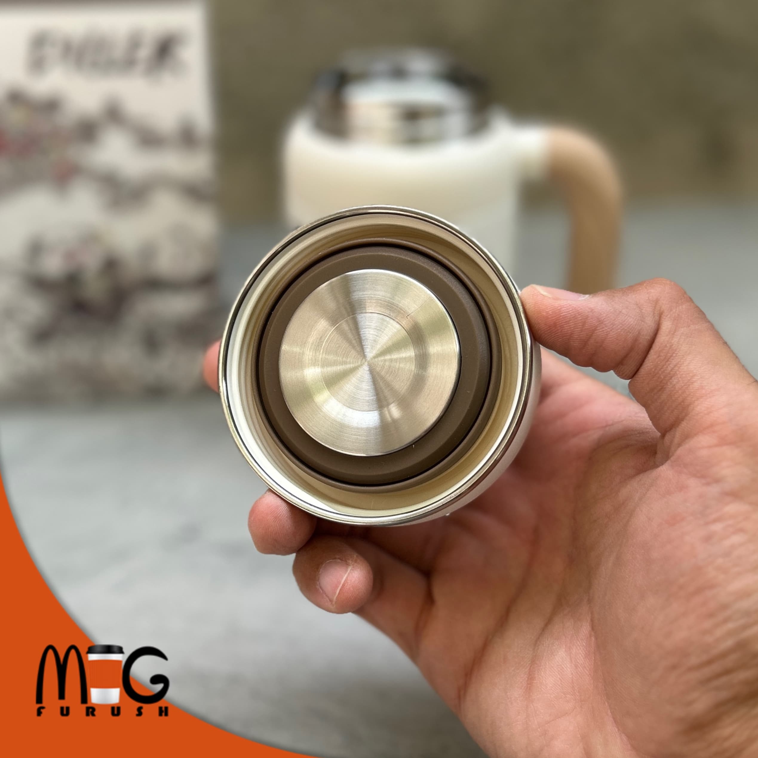 تراول ماگ دسته چوبی پاندا diller دیلر — تصویر ۷