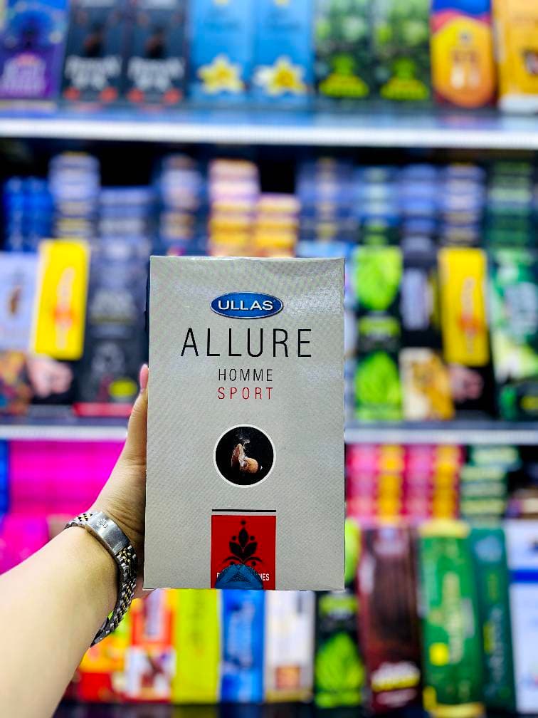 عود آبشاری درجه یک و اصل اولاس (ullas) با رایحه جذب کردن (مهره مار) ALLURE
