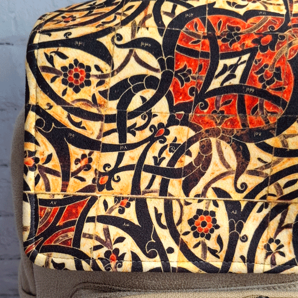 کوله پشتی مخمل دخترانه مدل گنجینه — تصویر ۱۱