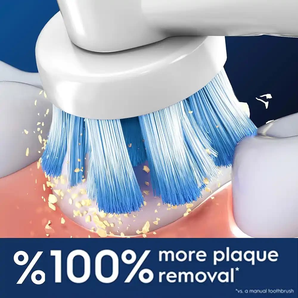 سری یدک مسواک برقی اورال-بی Pro Sensitive Clean بسته 4 عددی — تصویر ۲